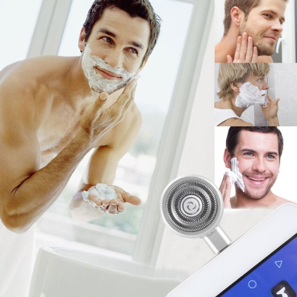 ENKAY Hat-prince Mini Micro USB Portable Men Razor Electric Shavers for Android Phone(Silver)