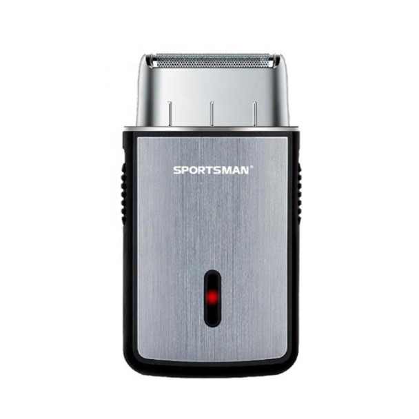 SPORTSMAN Multi-function Mini Shaver USB Rechargeable Razor(Silver)