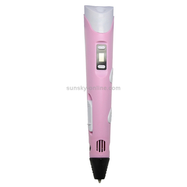 Hand-held 3D Printing Pen, USB Plug(Pink)