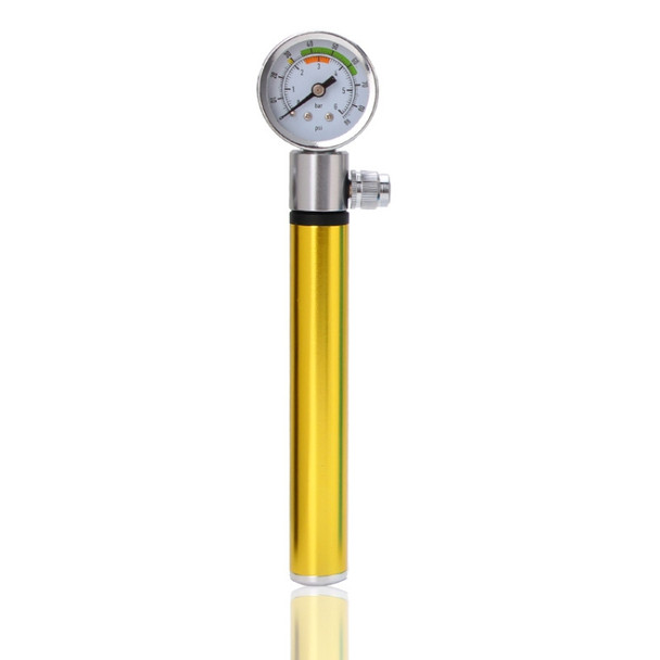 Bicycle Manual Mini Air Pump Bicycle Universal Air Pump Bicycle Outdoor Riding Portable Air Pump(Yellow)