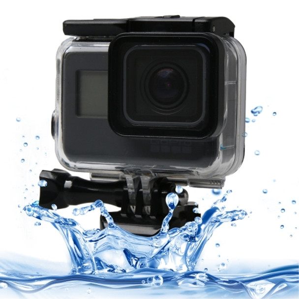 For GoPro  NEW HERO /HERO6   /5 Black Touch Screen 60m Underwater Waterproof Housing Diving Protective Case with Buckle Basic Mount & Screw, No Need to Disassemble Lens