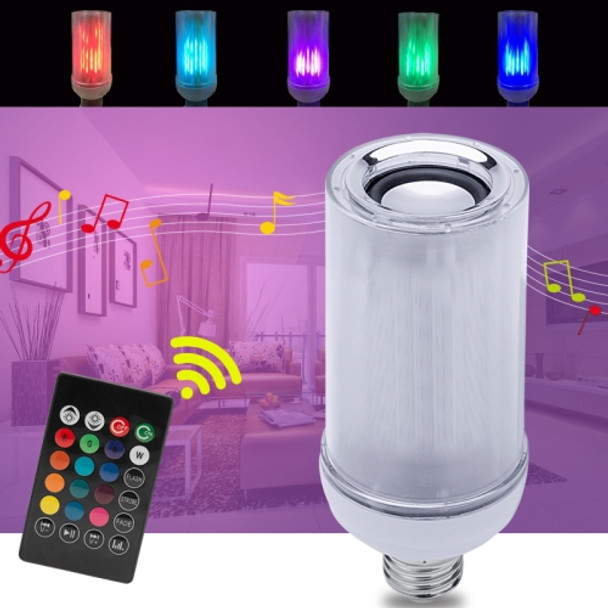 E27 LED Music Light Mobile APP Control Smart Flame Colorful Light Bulb