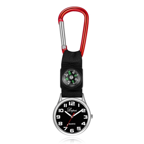 2 PCS Lvpai Nurse Pocket Watch Casual Nurse Pocket Watch(red)