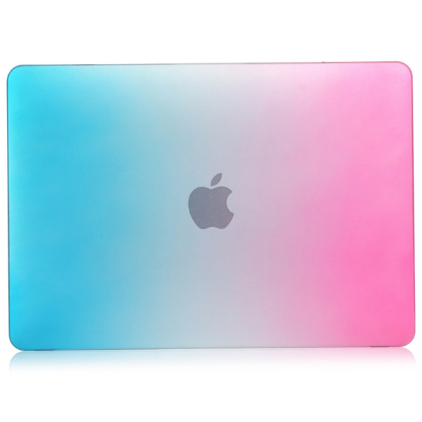 Blue and Pink Color Gradient Protective Case for MacBook Air 13.3 inch A1932 (2018)