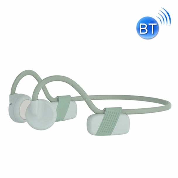 BH318 Sports Outdoor Cycling Bone Conduction Bluetooth Earphone(Grass Green)