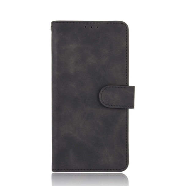 For BlackBerry Priv Solid Color Skin Feel Magnetic Buckle Horizontal Flip Calf Texture PU Leather Case with Holder & Card Slots & Wallet(Black)