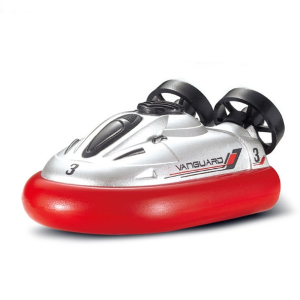 Children Mini 2.4G Wireless Electric Four-Way Hovercraft Model Boy Remote Control Hovercraft Water Toy(Red )