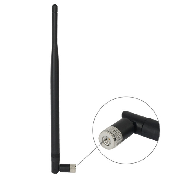 Wireless 7dBi RP-SMA Network Antenna(Black)