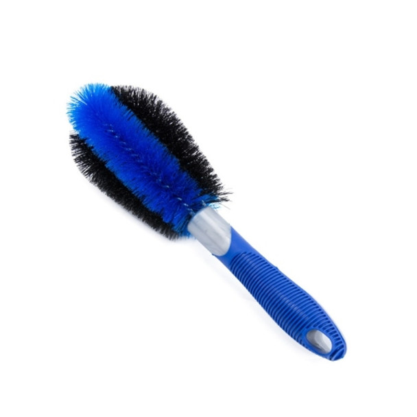 3 PCS Wheel Hub Long-Handled Brush Special Tool For Powerful Decontamination & Cleaning Of Tires, Colour: Blue Straight Brush