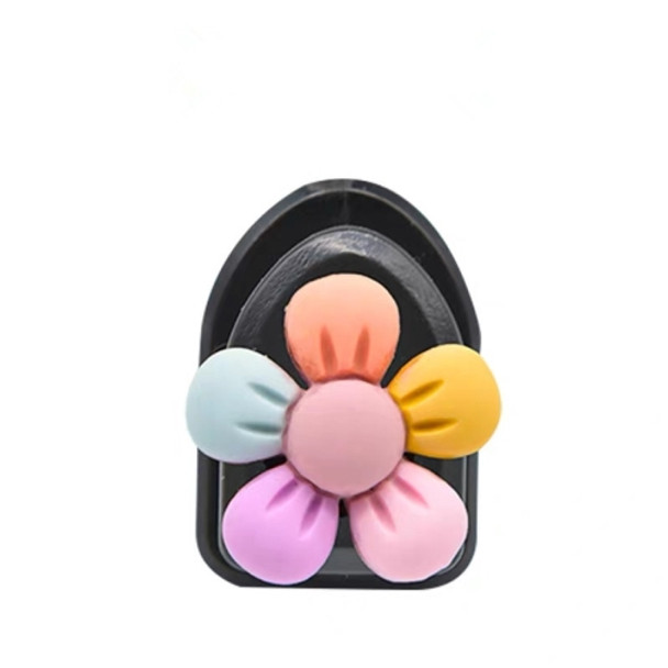 10 PCS Car Hook Car Sticky Multifunctional Mini Small Hook Car Seat Back Hook, Colour: Colorful Flowers