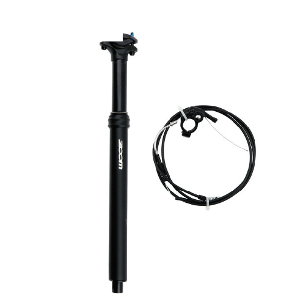 ZOOM Bicycle Wire-Controlled Hydraulic Lift Seat Tube Mountain Bike Seatpost, Size:31.6mm, Specification:400mm Internal Routing