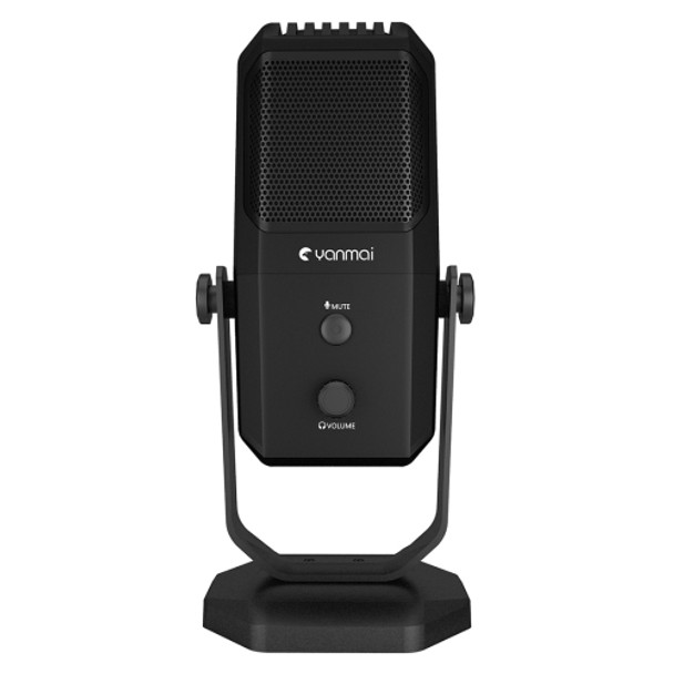 Yanmai SF-900 Multi-function Four Directivity Studio Recording Condenser Microphone with Desktop Stand(Black)