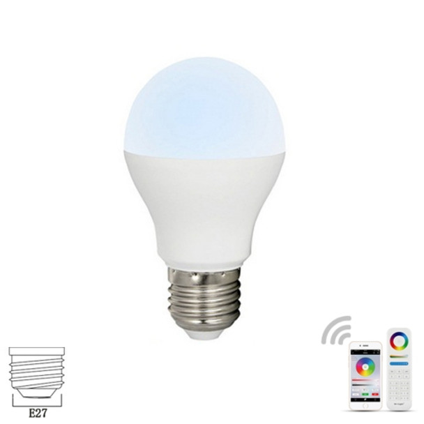 FUT017 6W Dual White LED Bulb 2.4GHZ RF Controllable Wifi Enabled CCT Adjustable Brightness Dimmable