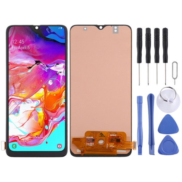 incell LCD Screen and Digitizer Full Assembly for Galaxy A70 (Black)