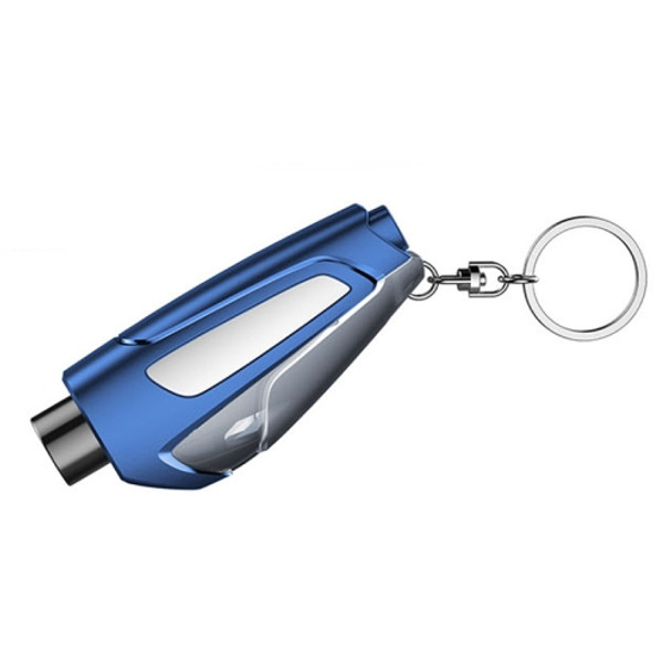 Multifunctional Portable Car Emergency Window Breaker Seat Belt Cutter (Blue)