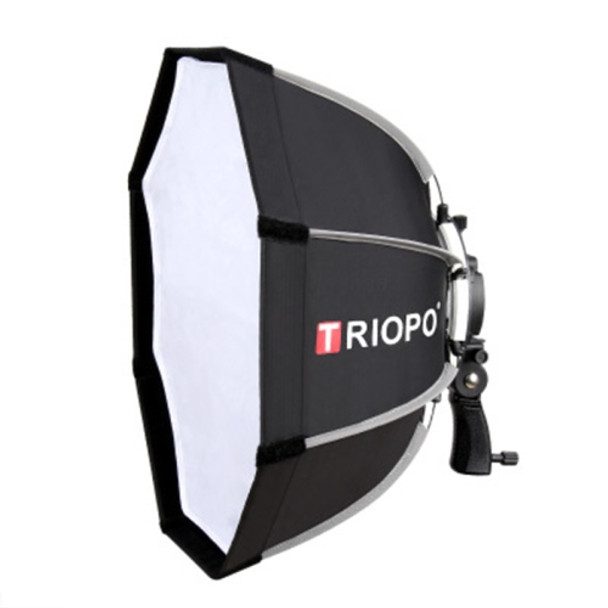 TRIOPO KS55 55cm Speedlite Flash Octagon Parabolic Softbox Diffuser with Bracket Mount Handle for Speedlite