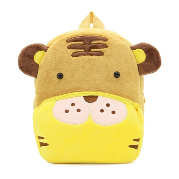 Kids 3D Animal Velvet Backpacks Children Cartoon Kindergarten Toys Gifts School Bags(Tiger)