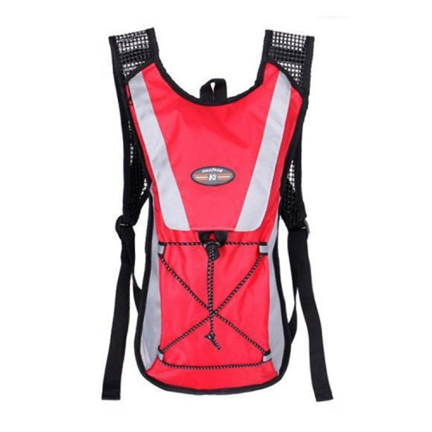 Outdoor Sports Mountaineering Cycling Backpack Water Bottle Breathable Vest(Red)