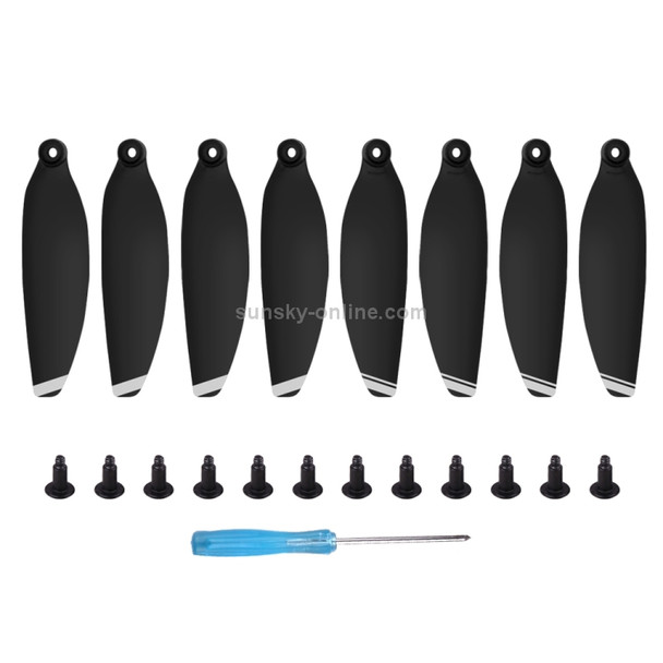 8PCS/Set Sunnylife 4726F Low Noise Quick-release Wing Propellers for DJI Mavic Mini 1(Silver)