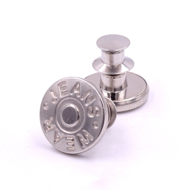 20 PCS 17mm Jeans Buttons Nail-Free Adjustable And Detachable Buttons, Colour: Style 11
