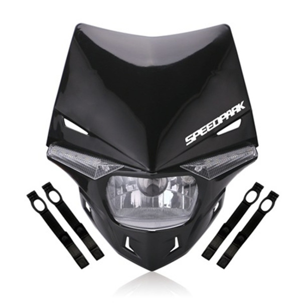 Speedpark Cross-country Motorcycle LED Headlight Headlamp Assembly for KTM(Black)
