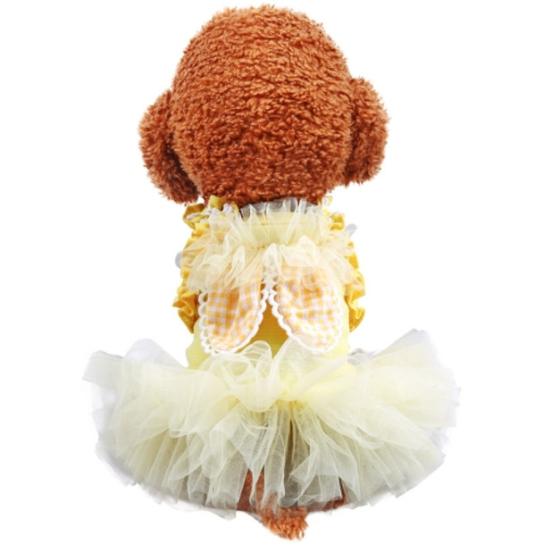 Pet Skirt Cat Dog Costume Yarn Skirt Pepper Princess Dress, Size: L