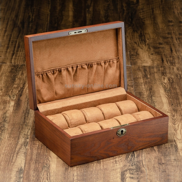 10 Epitope  Wooden Watch Box Jewelry Watch Collection Display Storage Box