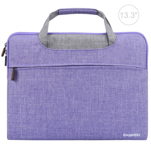 HAWEEL 13.3 inch Laptop Handbag, For Macbook, Samsung, Lenovo, Sony, DELL Alienware, CHUWI, ASUS, HP, 13.3 inch and Below Laptops(Purple)