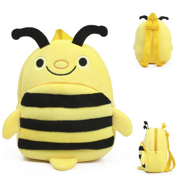 Kids Cartoon Backpack Kindergarten Children Cute School Bag Baby Girls Schoolbag(Bee)