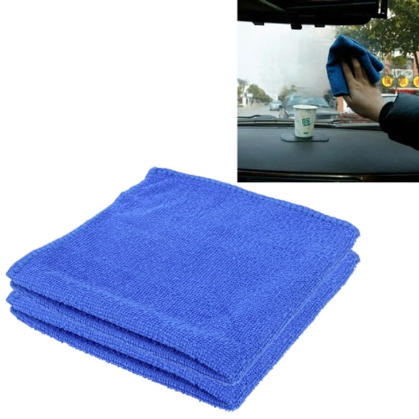 2 PCS Quick Dry Microfiber  Suede Towels Cleaning Cloth Anti-Scratch Car Detailing Care Towels for Wipping off Water Mist(Blue)