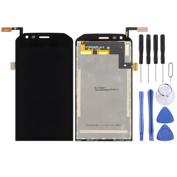 LCD Screen and Digitizer Full Assembly for Caterpillar CAT S40(Black)