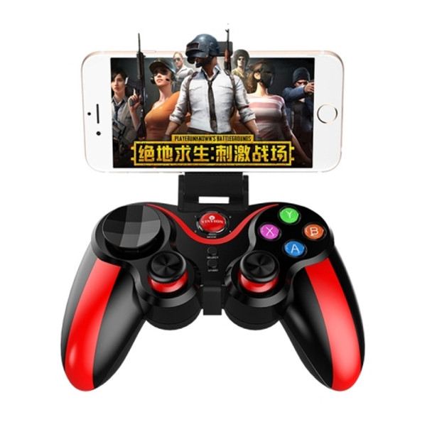 IOS Android Game Handle Bluetooth Direct Connection Handle PC TV Game Handle(013 Red)