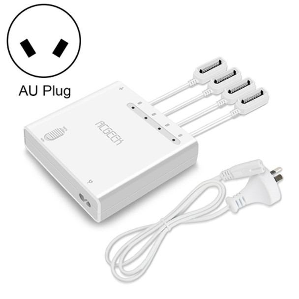 YX For DJI Mavic 2 Charging HUB 6 in 1 Multi Smart Charger Remote Batteries Charger Smartphone Charge Station(AU Plug)