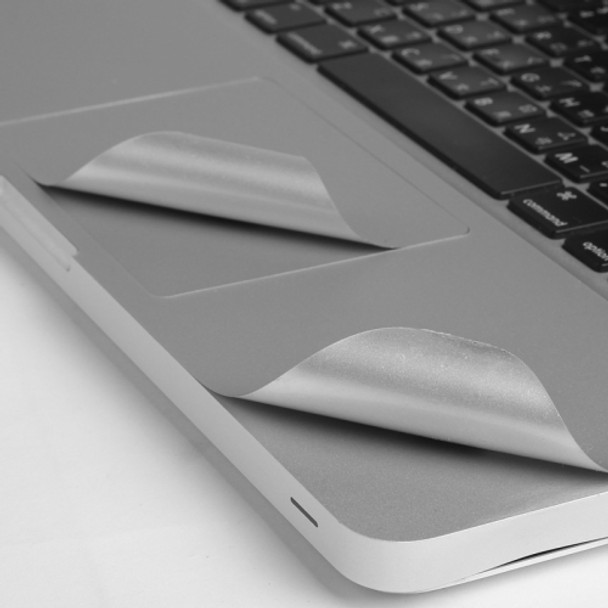 JRC 2 in 1 Laptop Palm Rest Sticker + Touchpad Film Set For MacBook Air 13.3 inch A2179 (2020)(Silver)