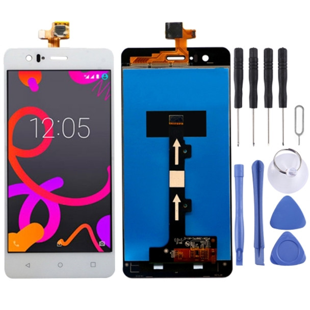 LCD Screen and Digitizer Full Assembly for BQ Aquaris M5 (White)