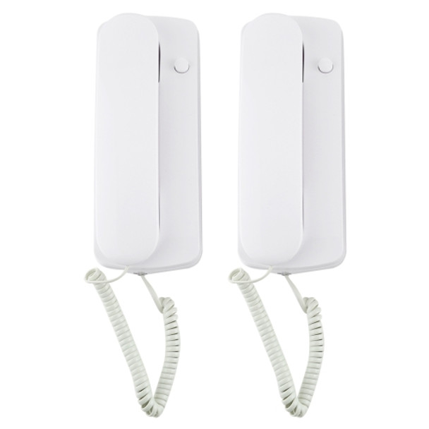 109DC Two-way High-definition Wired Intercom Doorphone (White)