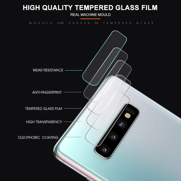 mocolo 0.15mm 9H 2.5D Round Edge Rear Camera Lens Tempered Glass Film for Galaxy S10+
