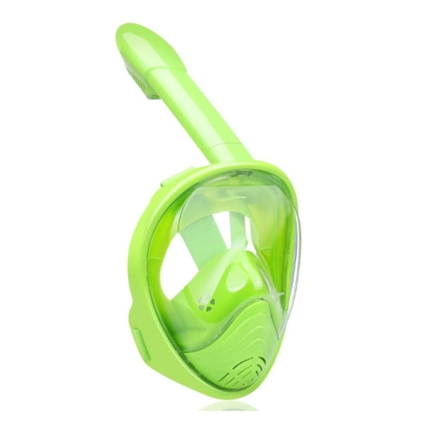 Children Snorkeling Mask Diving Full Dry Anti-Fog Mask, Size: XS(Lemon Green)