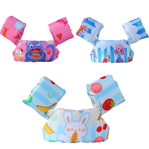 Children Swimming Foam Arm Ring Baby Swimming Equipment Floating Ring Water Sleeve Buoyancy Vest(Fruit Rabbit)