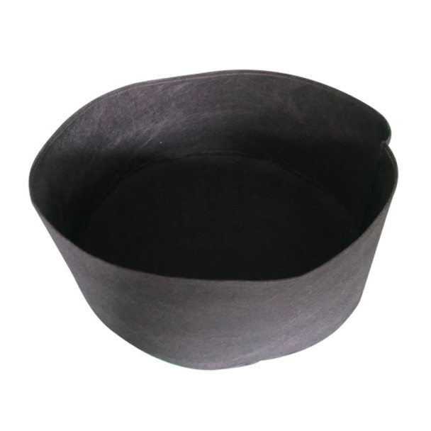 80x30cm 150L Felt Planting Barrel Indoor Outer Round Plant Bag Non-Woven Seedling Bag(Black)