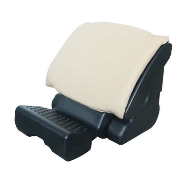 Car Ergonomic Massage Footstool Folding Stool (Beige)