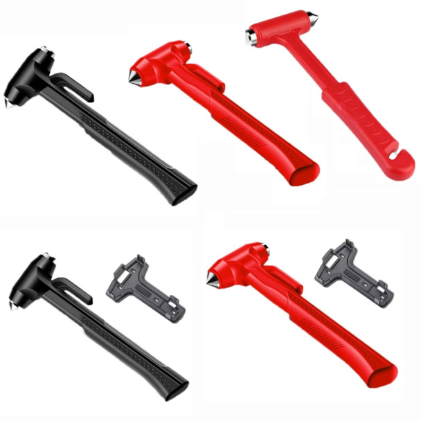Car Safety Life-Saving Hammer Car Emergency Multifunctional Window Breaker, Colour: Upgraded Red