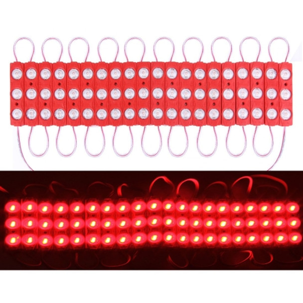 1.5W LED SMD 2835 Module Light Strip, 20 x 3-LED, DC 12V(Red Light)