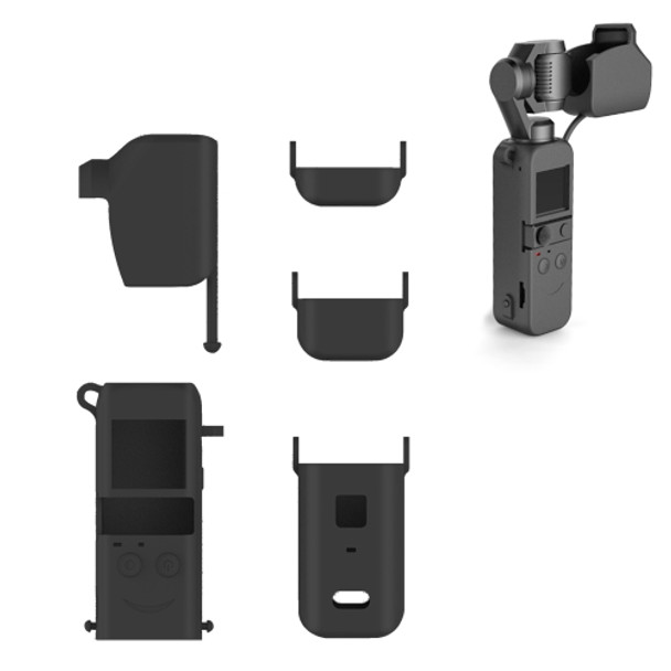 STARTRC 1108633 5 In 1 Shockproof Gimbal Body Base Silicone Protective Case Cover for DJI OSMO Pocket 2