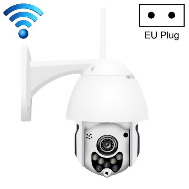 QX3 1080P HD Full-color Night Vision Waterproof WiFi Smart Camera, Support Motion Detection / TF Card, EU Plug