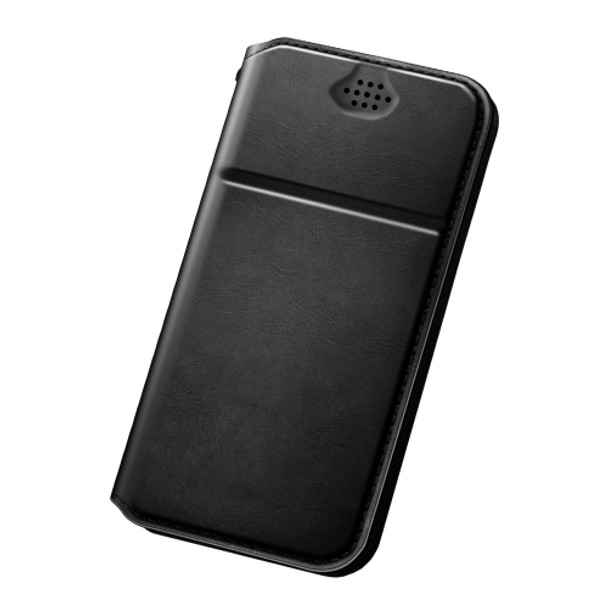 For 4.7~5.0 inch DUX DUCIS Horizontal Flip PU + TPU Leather Case with Holder & Card Slots(Black)