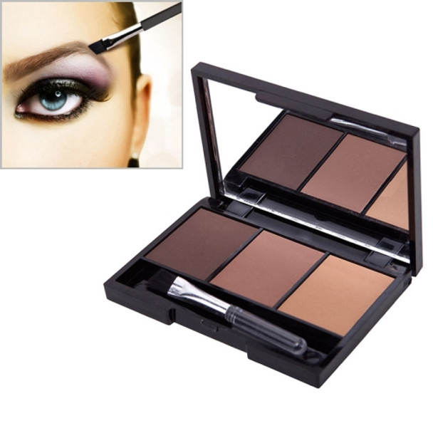 Professional Kit Long Lasting Eyebrow Powder Shadow Palette，With Soft Brush And Mirror(1)