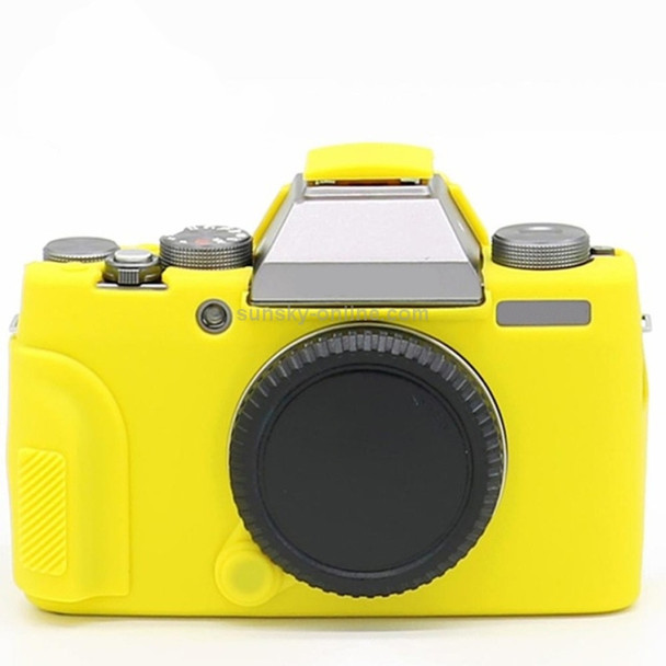 Richwell Soft Silicone TPU Skin Body Rubber Camera Case Bag Full Cover for Fujifilm Fuji X-T100 Digital Camera(Yellow)