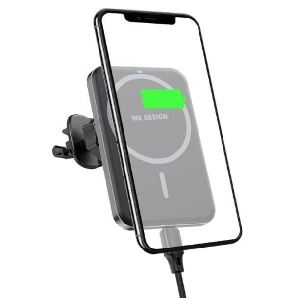 WK WP-U95 15W Car Magnetic Wireless Charging  Holder (Black)