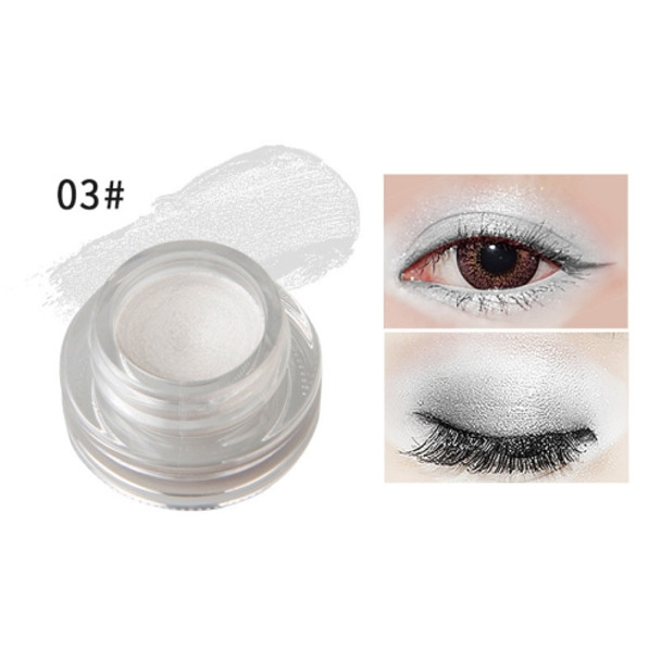 Niceface 3 PCS Natural  Single Eyeshadow Cream Waterproof Long Lasting Pigments Red Green Color Shimmer Metallic Eye Shadow(3)
